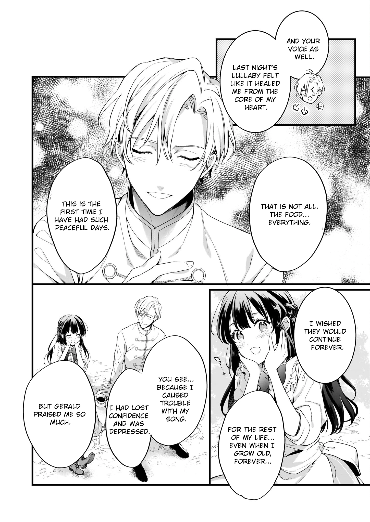 The Exiled Former Lady Loved by a Prince She Found in the Forest, Awakening as a Saint. Chapter 4 Page 14